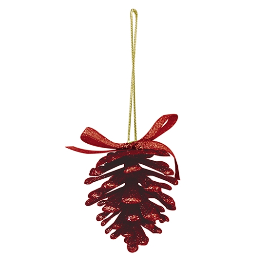 Picture of Egļu rotājumi 13/6cm, sarkani