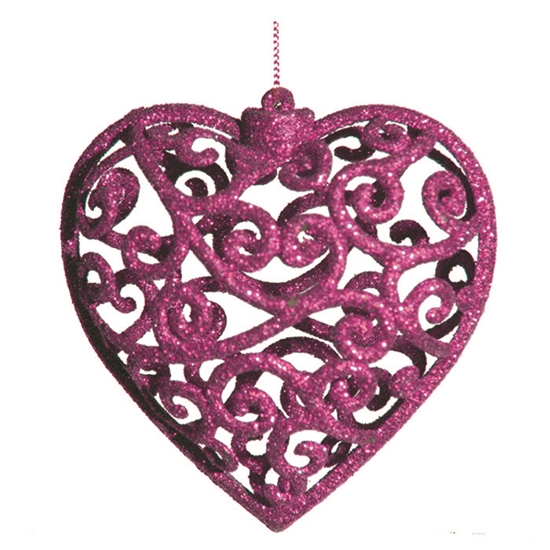 Picture of Egļu rotājums 3D purpura, 4veidi