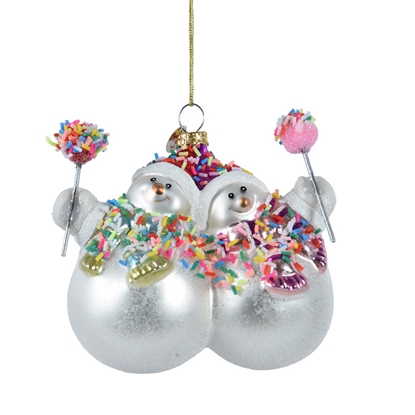 Picture of Egļu rotājums Sniegavīri 9.3x10.7x6.2cm