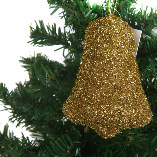 Изображение Egļu rotājums zelta 9cm, 6veidi