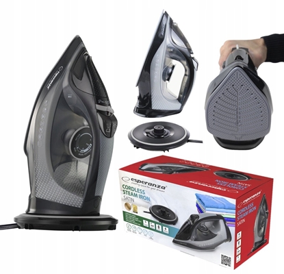 Picture of EHI011 Esperanza elazko parowe bezprzewodowe satin ceramic 2600w