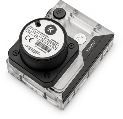 Picture of EK Water Blocks EK Water Blocks EK-Quantum Kinetic3 FLT D5 PWM Ausgleichsbehlter-Pumpen-Kombination - 92mm, D-RGB, Acryl