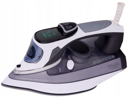 Picture of elazko parowe z LCD | 11 ustawie temperatury | Anodyzowana stopa SWIFT GLIDE