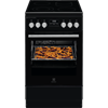 Picture of Electrolux elektriskā plīts ar elektrisko cepeškrāsni, melna
