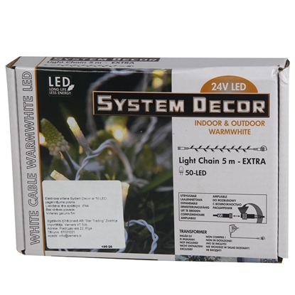 Picture of Elekt.virt.50LED SystemDecor silti balta (balts vads)