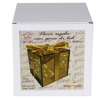 Picture of Elektrisks dekors Dāvana ar LED virteni h15cm