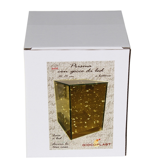 Picture of Elektrisks dekors Prizma ar LED virteni 15x10x10cm