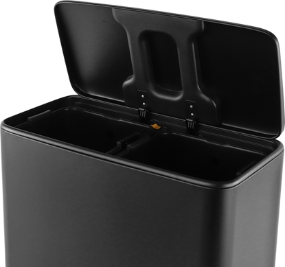 Attēls no Enne Convi Bin 18 + 18 ltr trash can, matte black