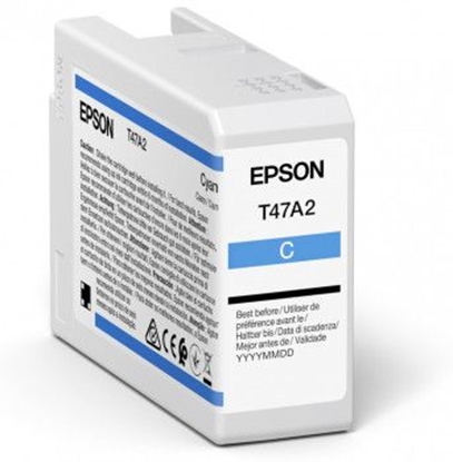 Picture of Epson ink cartridge cyan T 47A2 50 ml Ultrachrome Pro 10
