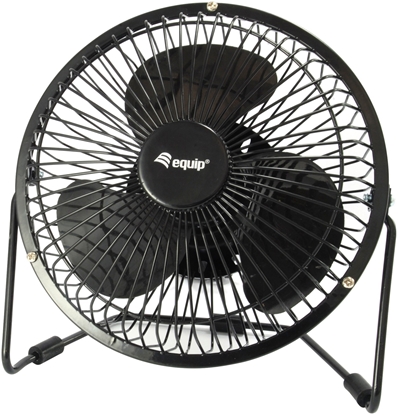 Attēls no Equip 245420 ventilators Melns