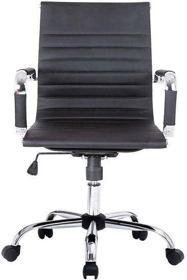 Picture of Equip Bürostuhl gerippte Polsterung/Rückenlehne schwarz