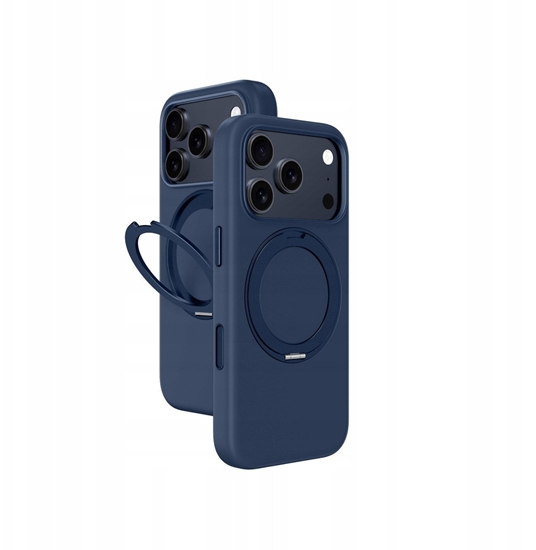 Picture of Etui AMAZINGTHING Cloudie na iPhone 17 Pro Max z podstawk - niebieskie