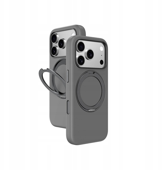 Picture of Etui AMAZINGTHING Cloudie na iPhone 17 Pro Max z podstawk - szare