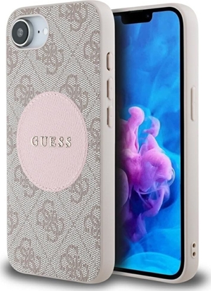 Изображение Etui Guess 4G Circle Classic Logo        MagSafe do iPhone 16e róowo