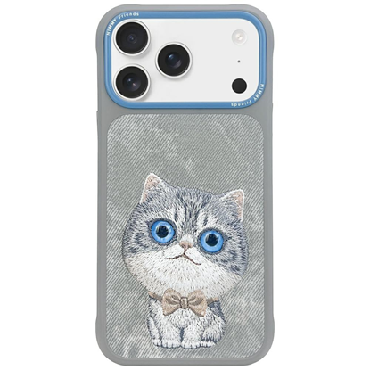 Изображение Etui Nimmy Big Eyed Pet 2.0 Cat do iPhone 17 Pro szary