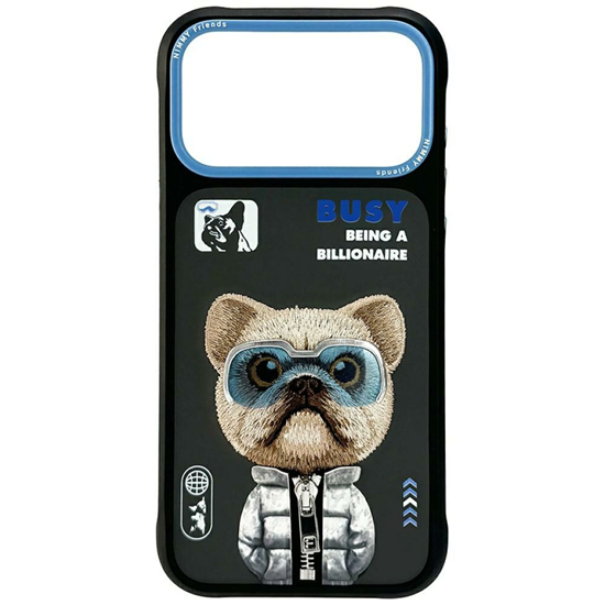 Picture of Etui Nimmy Cool&Cute 2.0 Dog do iPhone 17 Pro Max czarny