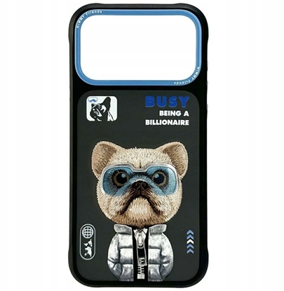 Picture of Etui Nimmy Cool&Cute 2.0 Dog do iPhone 17 Pro Max czarny