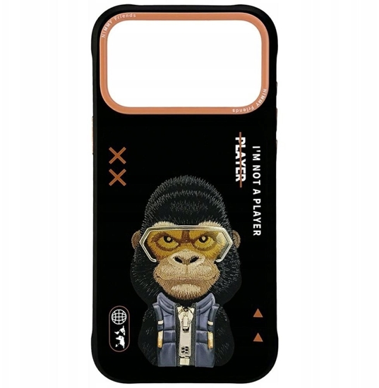 Изображение Etui Nimmy Cool&Cute 2.0 Gorilla do       iPhone 17 Pro czarny
