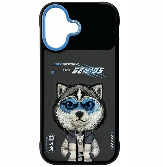 Изображение Etui Nimmy Cool&Cute 2.0 Wolf do iPhone 17 czarny