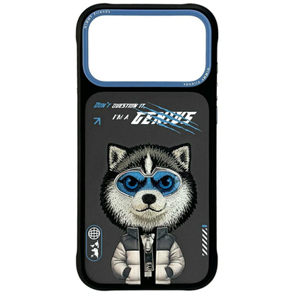 Picture of Etui Nimmy Cool&Cute 2.0 Wolf do iPhone 17 Pro Max czarny