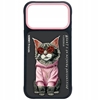 Picture of Etui Nimmy Glasses Cool Cat do iPhone 17 Pro czarny