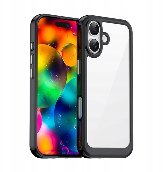 Picture of Etui Outer Space na iPhone 17 - czarne przezroczyste