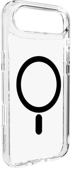 Изображение Etui Puro Lite Mag TPU+PC kompatybilne z MagSafe na iPhone 17 Air - przezroczyste z czarnym piercieniem