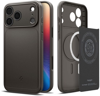 Attēls no Etui Spigen Thin Fit MagSafe na iPhone 17 Pro - szare