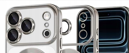 Изображение Etui Tech-Protect Flexair Magflex Magsafe iPhone 17 Pro Max Shiny Silver