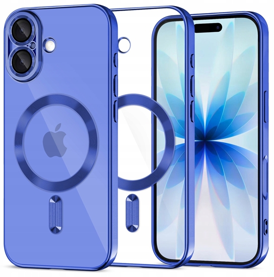 Picture of Etui Tech-Protect Flexair Magflex Magsafe iPhone 17 Shiny Mist Blue