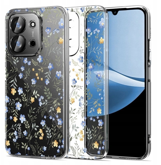 Изображение Etui Tech-Protect Flexair Xiaomi Redmi 15c (171 Mm) Spring Flowers