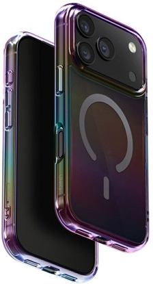 Изображение Etui UNIQ Iridescia do Apple iPhone 17 Pro MagClick Charging midnight quartz