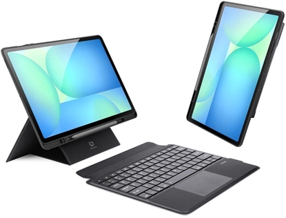 Picture of Etui z klawiatur Dux Ducis (DK series) na Samsung Tab S10 FE+ (Plus) z podwietleniem - czarna