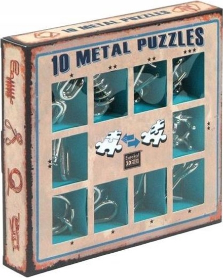 Изображение Eureka Gra amigówki Puzzle Mania Zestaw 10 szt. niebieski