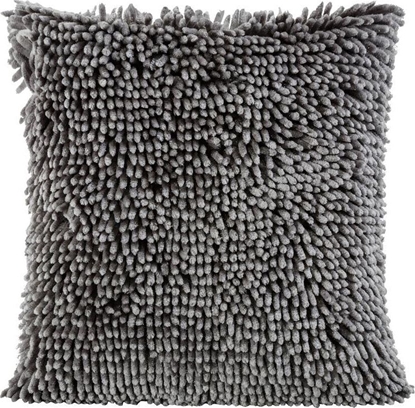 Attēls no Eurofirany Poszewka SHAGGY z dugimi ozdobnymi frdzlami 40x40 Stalowa