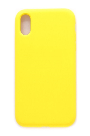 Изображение Evelatus Apple iPhone Xs Premium Soft Touch Silicone Case Light Yellow
