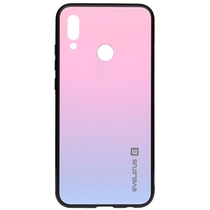 Изображение Evelatus Huawei Y7 2019 Gradient Glass Case 2 Bubble Gum