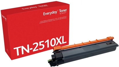 Picture of Xerox Everyday Black Toner ers. Brother TN2510XL