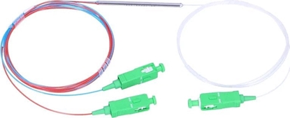 Attēls no ExtraLink EXTRALINK 1:2 FBT SPLITTER 15:85 SC/APC 900UM 1M STEEL TUBE