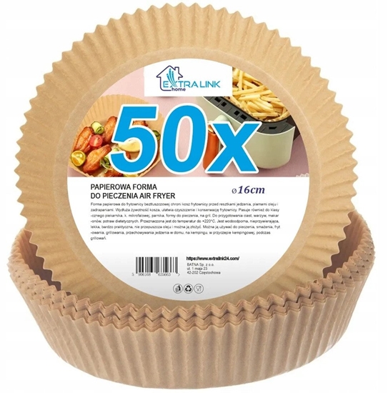 Picture of Extralink HOME PAPIEROWE WKLADY DO FRYTKOWNICY OKRAGLE 16CM (50 SZT)