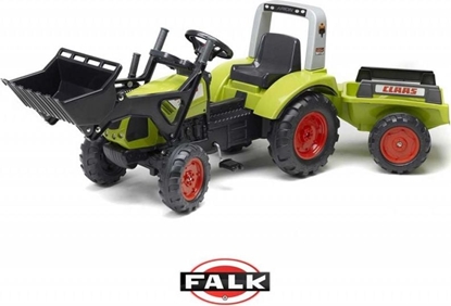 Picture of Falk Traktor na peday Claas Arion 430 z yk i przyczepk 1040AM Zielony