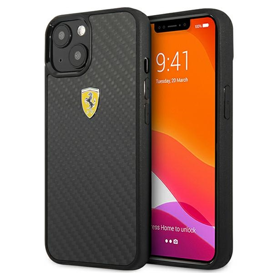 Изображение FEHCP13SFCABK Ferrari Real Carbon Hard Case for iP