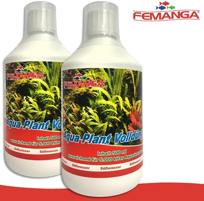 Изображение Femanga, Aqua Plant Volldnger,Wieloskadnikowy nawz mikroelementowy dla rolin wodnych, 500ml