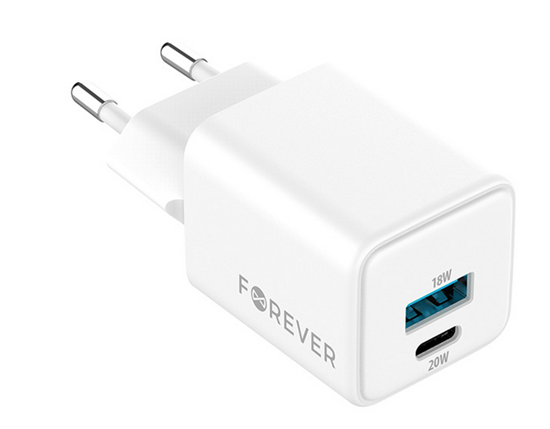Picture of Forever TC-08-20AC GaN PD QC USB-C / USB 20W Charger
