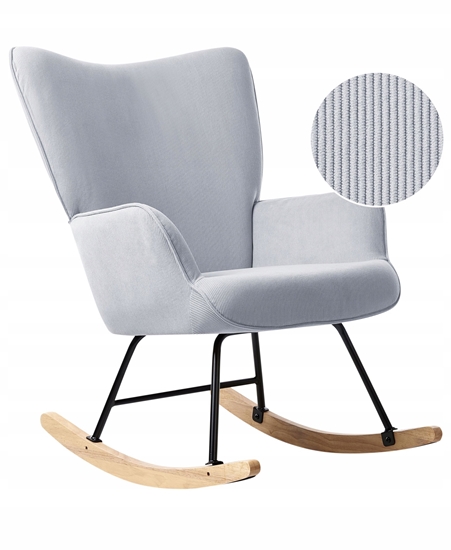 Picture of Fotel bujany ARSET Sztruks Bkitny