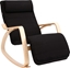 Picture of Songmics Fotel bujany z 5-stopniowo regulowanym podnókiem, le