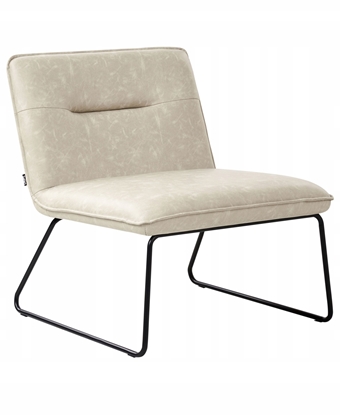 Attēls no Fotel COTULLA Ekoskóra Jasnobeowy