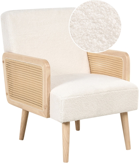 Picture of Fotel HOJBY Boucle Zamana biel