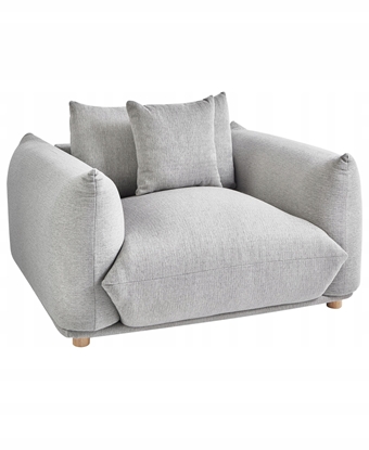 Attēls no Fotel LUVOS Jasnoszary