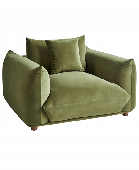 Picture of Fotel LUVOS Welur Zielony